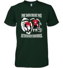 Load image into Gallery viewer, Son Beat Me Fantasy Football Team Draft Men's Premium T-Shirt
