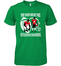 Load image into Gallery viewer, Son Beat Me Fantasy Football Team Draft Men's Premium T-Shirt
