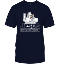 Load image into Gallery viewer, Jesus Drafted My Football Team Fantasy Football Draft Day Men's T-Shirt
