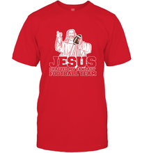 Load image into Gallery viewer, Jesus Drafted My Football Team Fantasy Football Draft Day Men's T-Shirt
