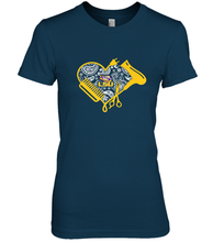 Load image into Gallery viewer, LSU Tigers Hairstyle  Beautician Like Football Women's Premium T-Shirt
