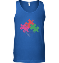 Load image into Gallery viewer, Autism Awareness Distressed T MaassSquad Men's Tank Top
