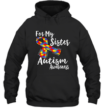 Load image into Gallery viewer, For My Sister  Autism Awareness  Awareness Day Hooded Sweatshirt
