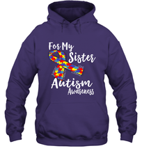 Load image into Gallery viewer, For My Sister  Autism Awareness  Awareness Day Hooded Sweatshirt
