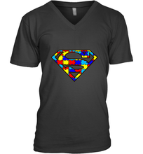 Load image into Gallery viewer, Autism Superhero Men's V-Neck
