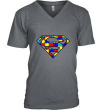 Load image into Gallery viewer, Autism Superhero Men's V-Neck
