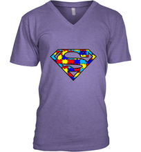 Load image into Gallery viewer, Autism Superhero Men's V-Neck
