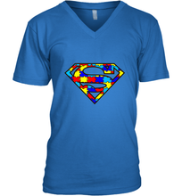 Load image into Gallery viewer, Autism Superhero Men's V-Neck
