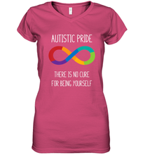 Load image into Gallery viewer, Autism Infinity Symbol Neurodiversity Women's V-Neck T-Shirt
