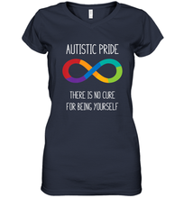 Load image into Gallery viewer, Autism Infinity Symbol Neurodiversity Women's V-Neck T-Shirt
