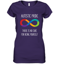 Load image into Gallery viewer, Autism Infinity Symbol Neurodiversity Women's V-Neck T-Shirt
