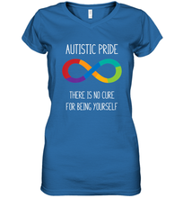 Load image into Gallery viewer, Autism Infinity Symbol Neurodiversity Women's V-Neck T-Shirt
