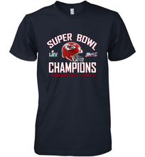 Load image into Gallery viewer, NFL super bowl Kansas City Chiefs Logo Helmet champions Men's Premium T-Shirt

