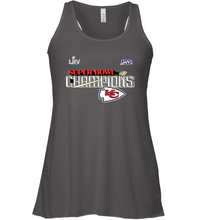 Load image into Gallery viewer, Youth Kansas City Chiefs NFL Pro Line by Fanatics Super Bowl LIV Champions Trophy Women's Racerback Tank
