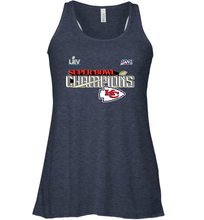Load image into Gallery viewer, Youth Kansas City Chiefs NFL Pro Line by Fanatics Super Bowl LIV Champions Trophy Women's Racerback Tank
