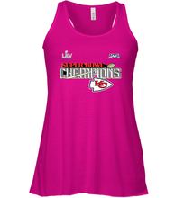 Load image into Gallery viewer, Youth Kansas City Chiefs NFL Pro Line by Fanatics Super Bowl LIV Champions Trophy Women's Racerback Tank
