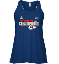 Load image into Gallery viewer, Youth Kansas City Chiefs NFL Pro Line by Fanatics Super Bowl LIV Champions Trophy Women's Racerback Tank
