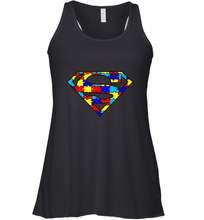 Load image into Gallery viewer, Autism Superhero Women's Racerback Tank
