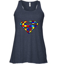 Load image into Gallery viewer, Autism Superhero Women's Racerback Tank
