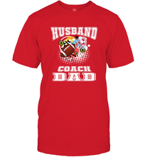 Load image into Gallery viewer, Husband Coach Dad Football Family Sports Team Game Men's T-Shirt
