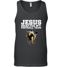 Load image into Gallery viewer, Jesus Drafted My Football Team Fantasy Football Men's Tank Top
