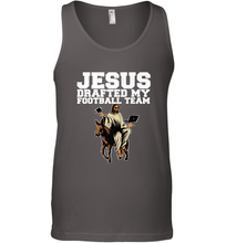Load image into Gallery viewer, Jesus Drafted My Football Team Fantasy Football Men's Tank Top
