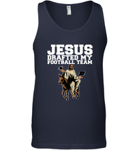 Load image into Gallery viewer, Jesus Drafted My Football Team Fantasy Football Men's Tank Top
