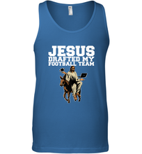 Load image into Gallery viewer, Jesus Drafted My Football Team Fantasy Football Men's Tank Top
