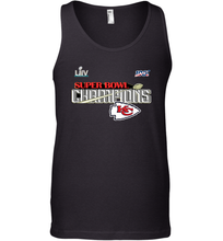 Load image into Gallery viewer, Youth Kansas City Chiefs NFL Pro Line by Fanatics Super Bowl LIV Champions Trophy Men's Tank Top
