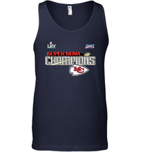 Load image into Gallery viewer, Youth Kansas City Chiefs NFL Pro Line by Fanatics Super Bowl LIV Champions Trophy Men's Tank Top
