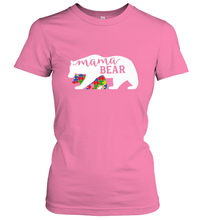 Load image into Gallery viewer, Mama Bear Autism t shirt Autism Awareness Month Women's T-Shirt

