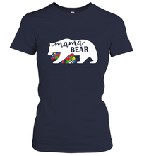Load image into Gallery viewer, Mama Bear Autism t shirt Autism Awareness Month Women's T-Shirt
