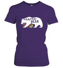 Load image into Gallery viewer, Mama Bear Autism t shirt Autism Awareness Month Women's T-Shirt
