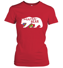 Load image into Gallery viewer, Mama Bear Autism t shirt Autism Awareness Month Women's T-Shirt
