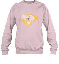 Load image into Gallery viewer, LSU Tigers Hairstyle  Beautician Like Football Crewneck Sweatshirt
