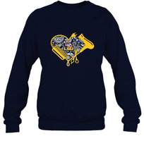 Load image into Gallery viewer, LSU Tigers Hairstyle  Beautician Like Football Crewneck Sweatshirt
