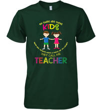 Load image into Gallery viewer, They Call Me Teacher School Kids Fun Appreciation Men's Premium T-Shirt
