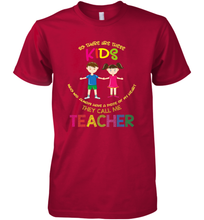 Load image into Gallery viewer, They Call Me Teacher School Kids Fun Appreciation Men's Premium T-Shirt
