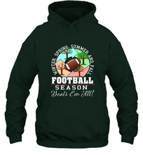 Load image into Gallery viewer, Funny Football Season Year Round Gift for Coach and Team Hooded Sweatshirt
