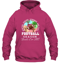 Load image into Gallery viewer, Funny Football Season Year Round Gift for Coach and Team Hooded Sweatshirt
