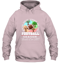 Load image into Gallery viewer, Funny Football Season Year Round Gift for Coach and Team Hooded Sweatshirt

