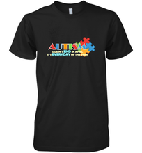 Load image into Gallery viewer, Autism doesn't end in April, its everyday of the year Autism Awareness Shirt Men's Premium T-Shirt
