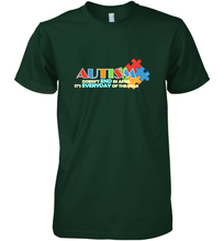Load image into Gallery viewer, Autism doesn't end in April, its everyday of the year Autism Awareness Shirt Men's Premium T-Shirt
