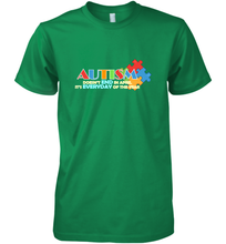 Load image into Gallery viewer, Autism doesn't end in April, its everyday of the year Autism Awareness Shirt Men's Premium T-Shirt
