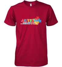 Load image into Gallery viewer, Autism doesn't end in April, its everyday of the year Autism Awareness Shirt Men's Premium T-Shirt
