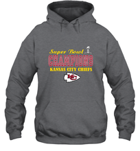 Load image into Gallery viewer, NFL super bowl Kansas City Chiefs champions Hooded Sweatshirt
