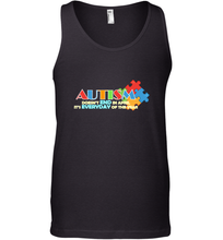 Load image into Gallery viewer, Autism doesn't end in April, its everyday of the year Autism Awareness Shirt Men's Tank Top
