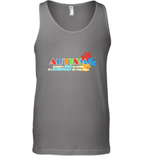 Load image into Gallery viewer, Autism doesn't end in April, its everyday of the year Autism Awareness Shirt Men's Tank Top
