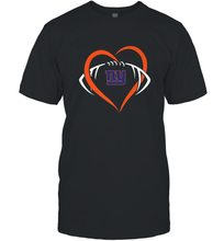 Load image into Gallery viewer, NFL New York Giants Heart Love Football Men's T-Shirt
