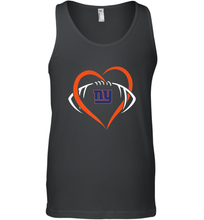 Load image into Gallery viewer, NFL New York Giants Heart Love Football Men's Tank Top

